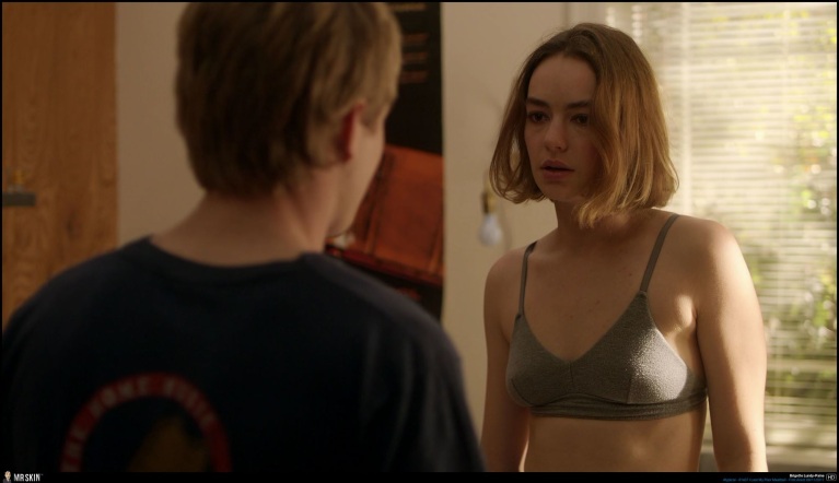 Brigette Lundy-Paine senza mutandine