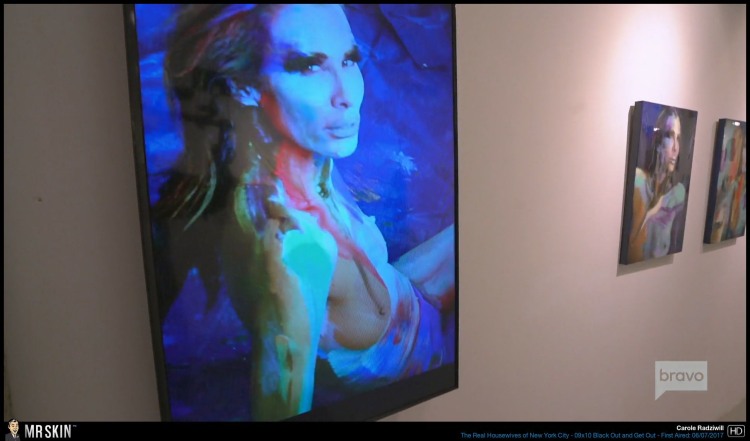 Carole Radziwill collant