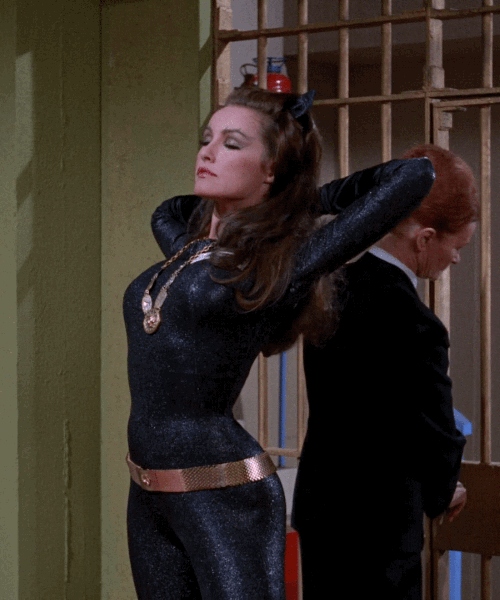 Julie Newmar flash fotografici tra le gambe 18