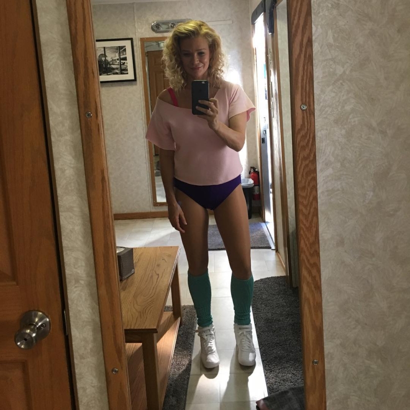 Laurie Holden senza mutandine