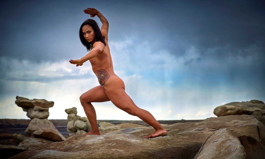 Michelle Waterson con la gonna corta
