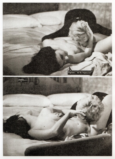 Mirella Rossi con la gonna corta