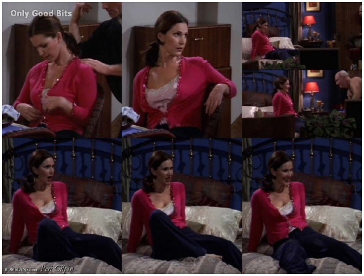 Peri Gilpin flash fotografici tra le gambe