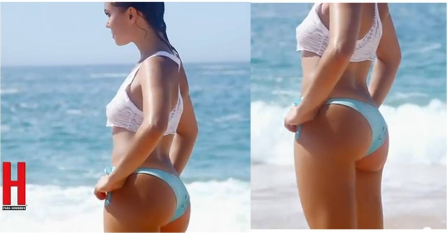 Tabata Jalil flash fotografici tra le gambe